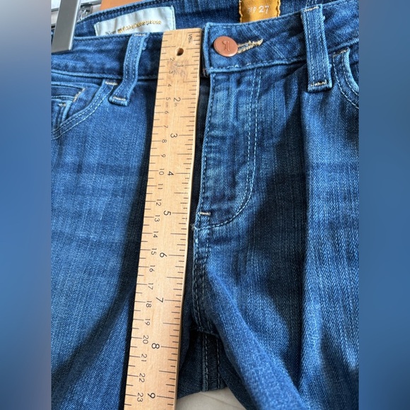 Anthropologie Pilcro stet ankle jeans size 26 mid wash denim low rise - Picture 8 of 11